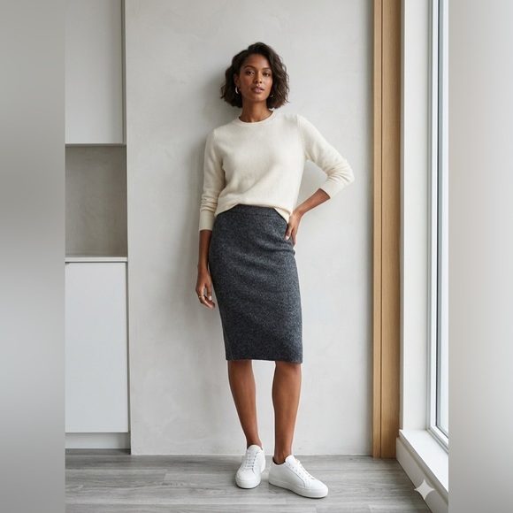 Express Dresses & Skirts - Express Charcoal Pencil Skirt